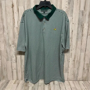 Augusta National Polo Shirt Master's Collection Logo Green Short Sleeve Size XXL